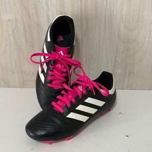 Girls Adidas soccer shoes size 3